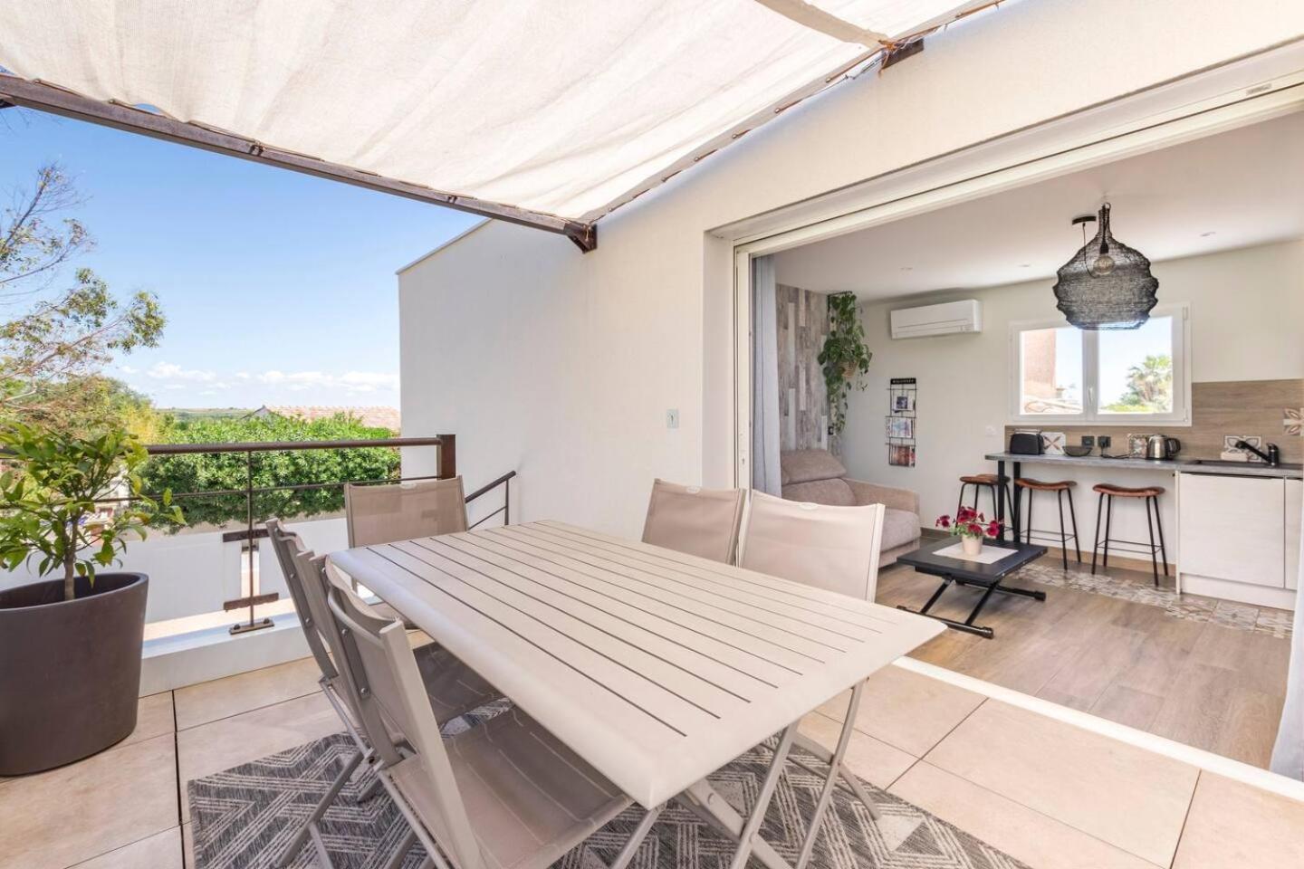 Apartament L'Antre Deux Villeneuve-lès-Maguelone Zewnętrze zdjęcie